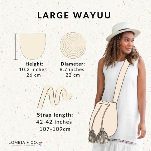 Wayuu bag size guide large