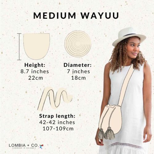 Wayuu bag size guide medium